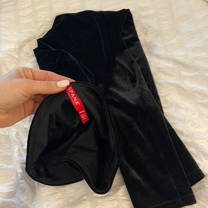 Spanx velvet leggings size M